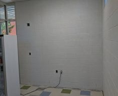 Wall free of mold after mold removal by PuroClean of Naples FL