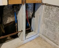 Removal of lower part of wall for remediation by PuroClean of Naples FL