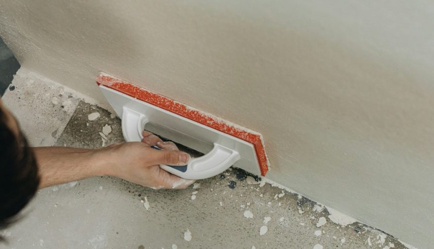 Home interior damaged by water