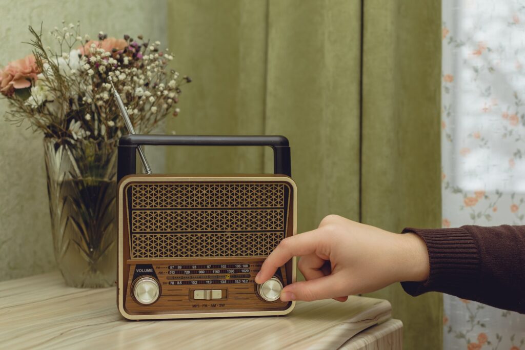 Radio turning on in a smoke-damaged room image by PuroClean