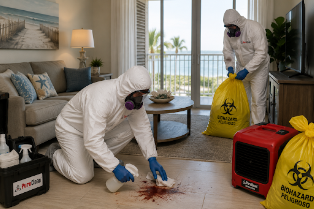 water damage cleanup