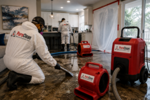 storm sewage cleanup