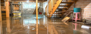 basement flooding remediation Newton