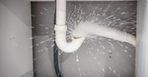 Burst Pipe in Fairhaven MA