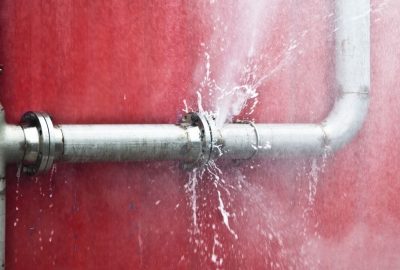 leaking pipe which can be one of the top causes of water damage
