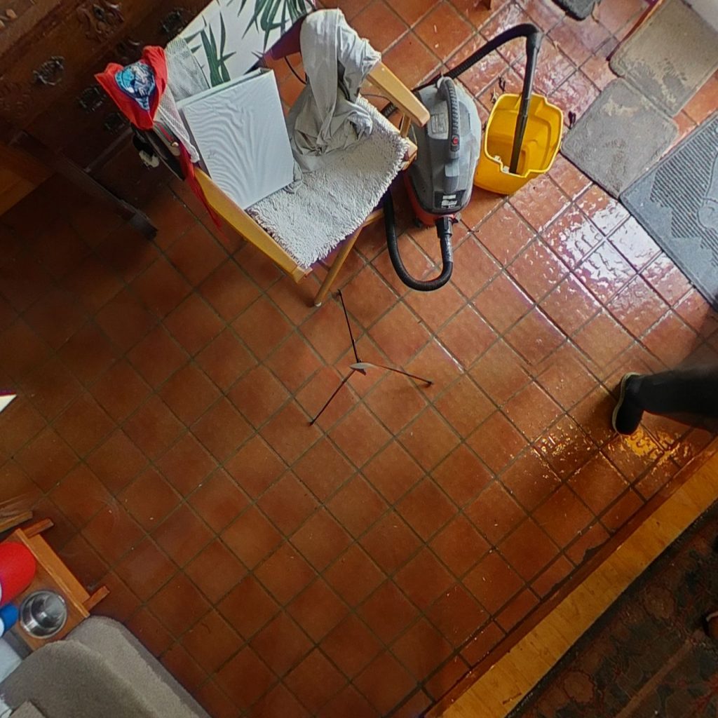 Our water mitigation experts used specialized equipment to minimize water damage while waiting for asbestos results.