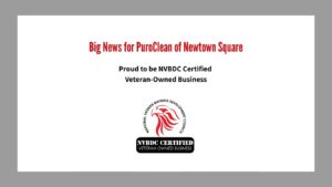 VBDC certified veteran-owned business logo with PuroClean branding