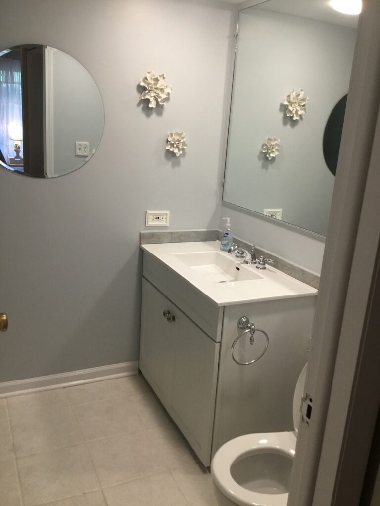 Mold removal complete.