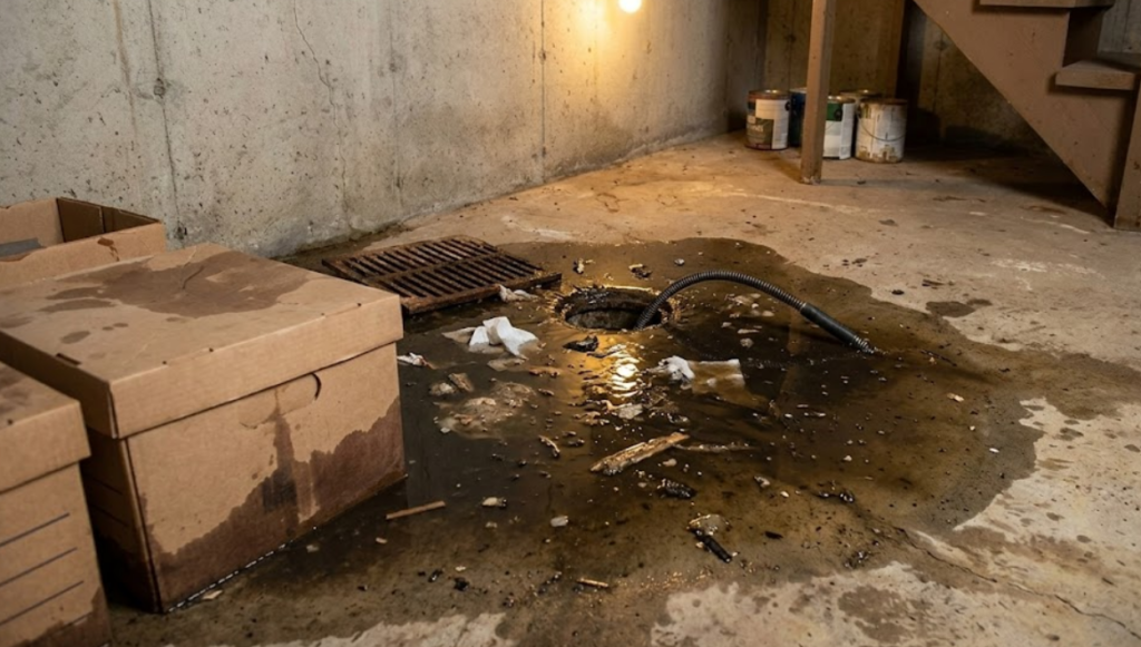 Why Does My Basement Drain Back Up in Winter?