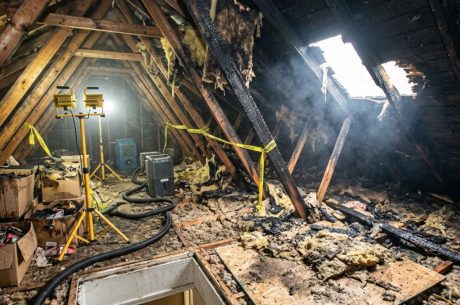 Urgent Attic Fire Damage Repair in Tacoma