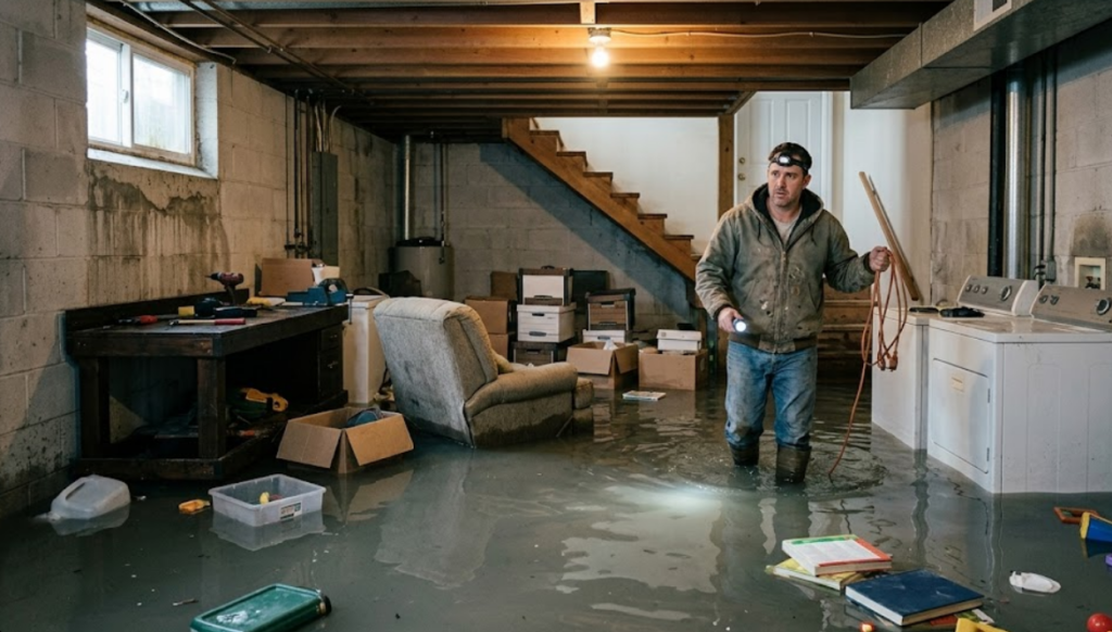 Flooded Basement Tacoma Emergency Cleanup