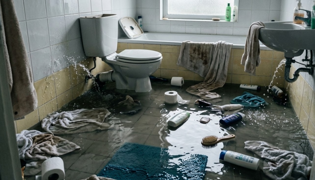 Bathroom Flood Cleanup Service in Tacoma