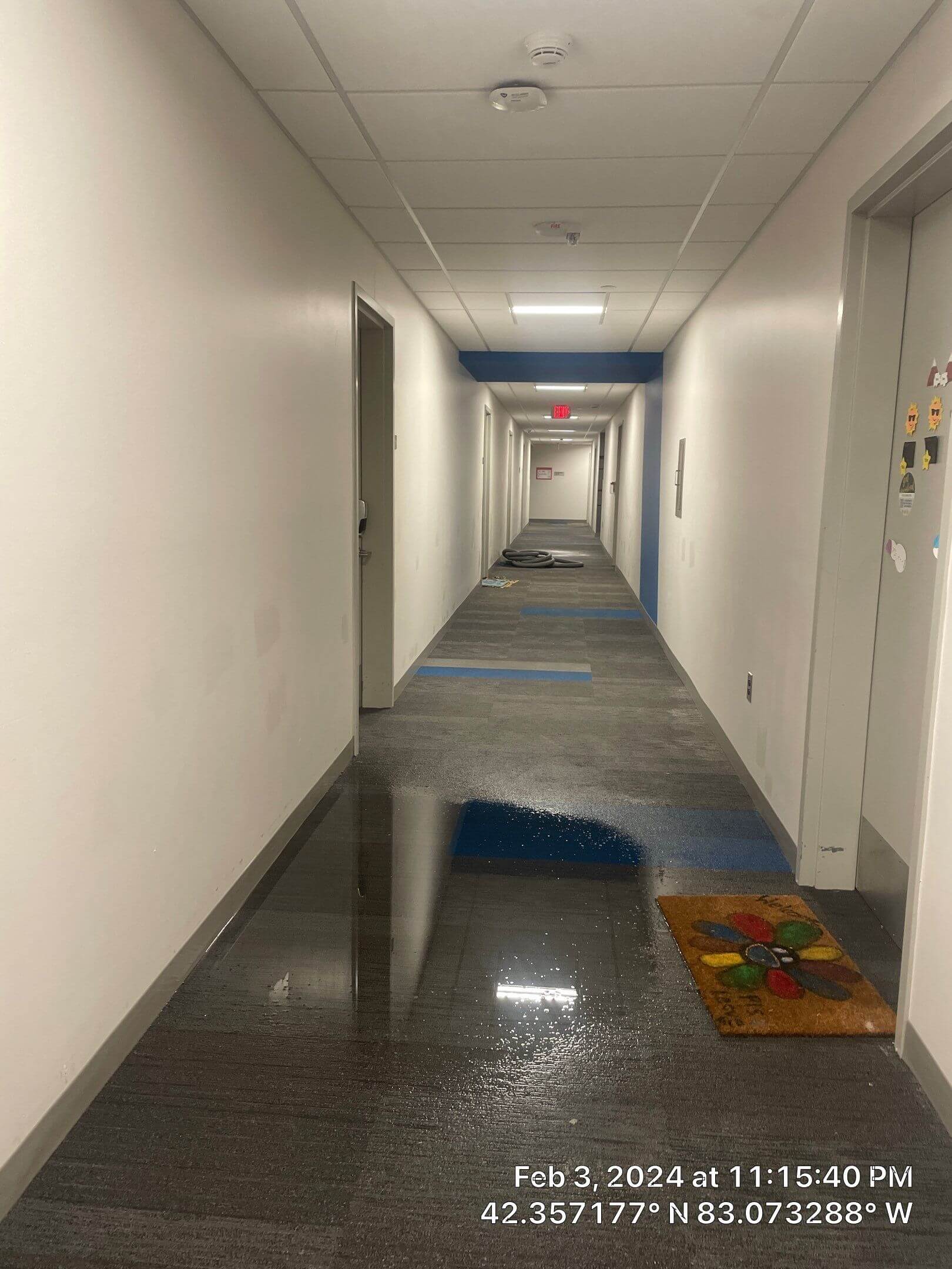 Photo inspiration: Fire Suppression System Activation At Wayne State University Dormitory Photo Inspiration