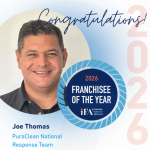Joe Thomas of PuroClean National Response Team Named IFA Franchisee of the Year