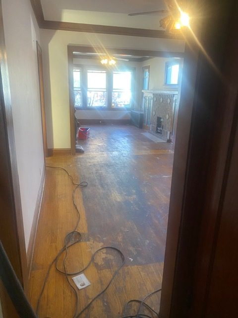 property restoration in progress