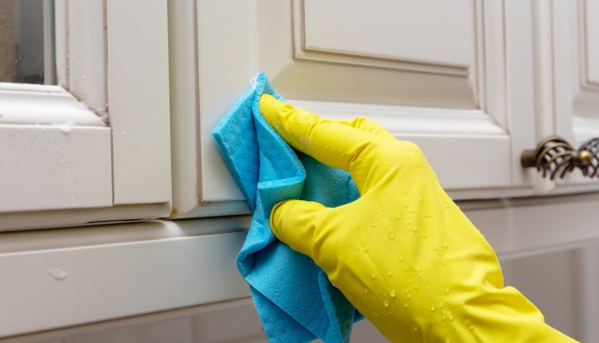 How to Clean Greasy Cabinets