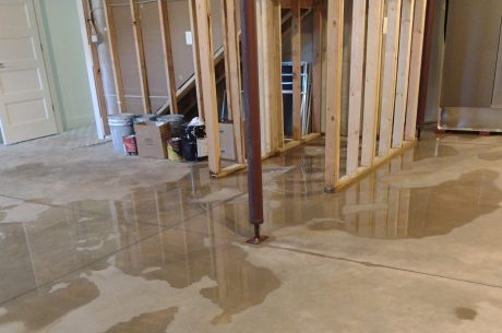 water in basement