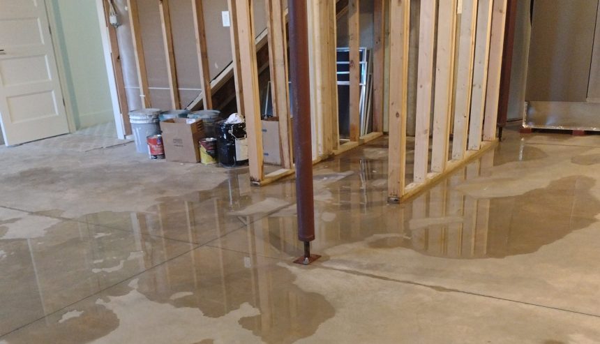 water in basement