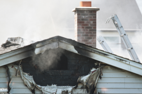 Fire and Smoke Damage in Winter