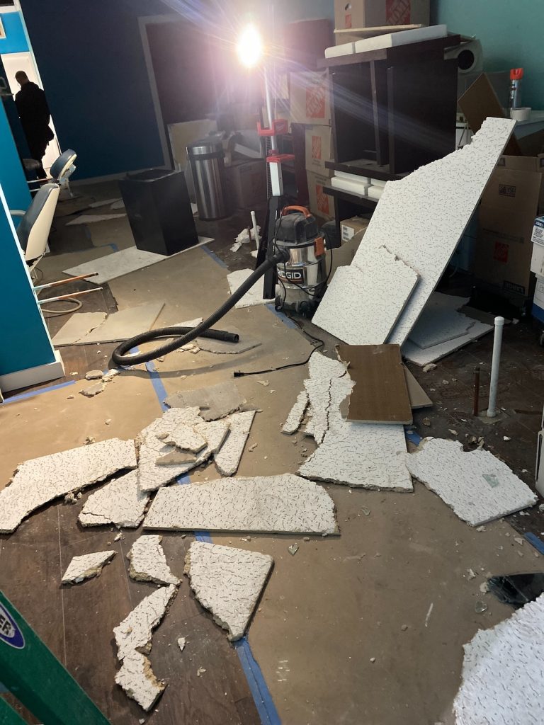 The unit was boarded up by PuroClean of Orland Park/Tinley Park.