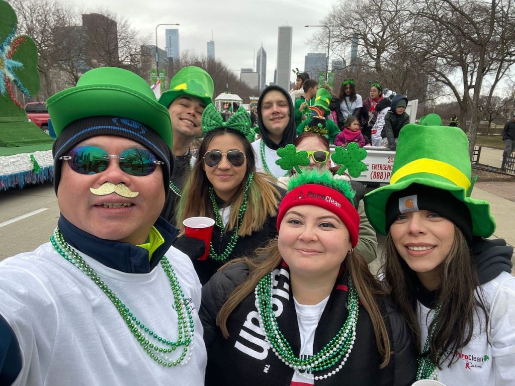 We marched at the 68th Annual Chicago St. Patrick's Parade. 