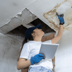 water damage inspection