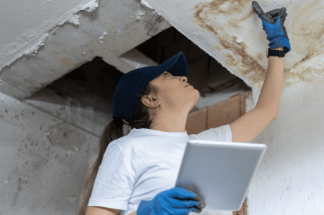 water damage inspection