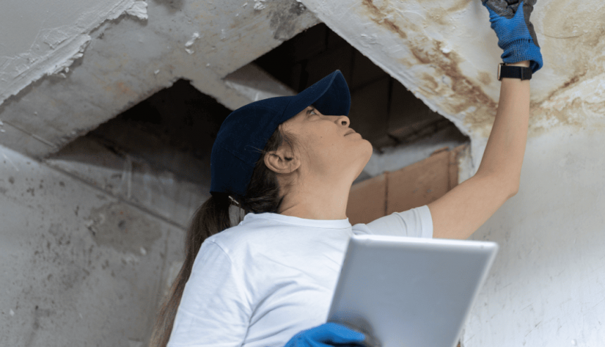 water damage inspection