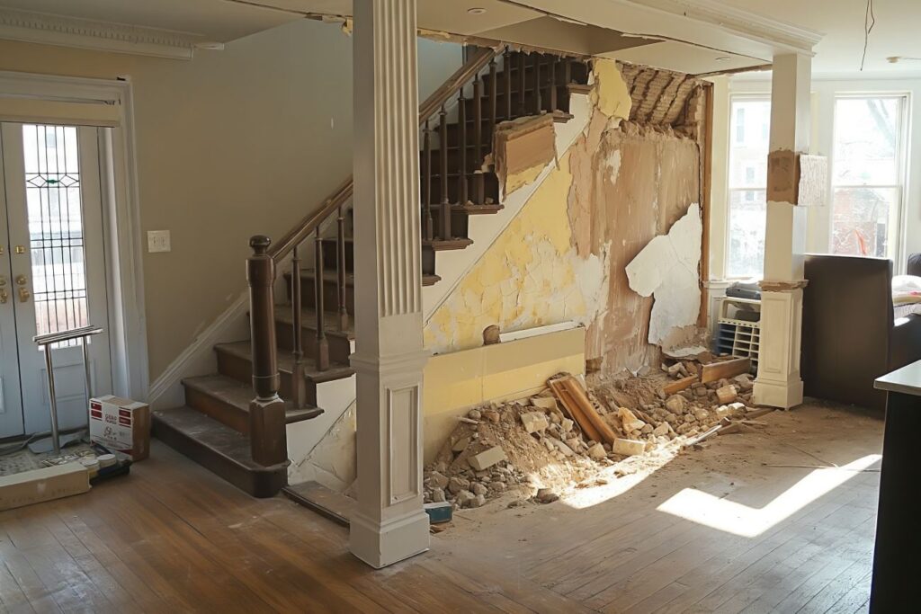 restoring a staircase