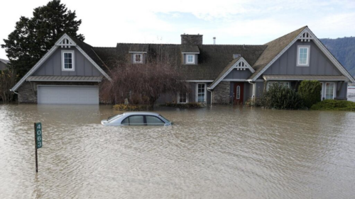 flooded street