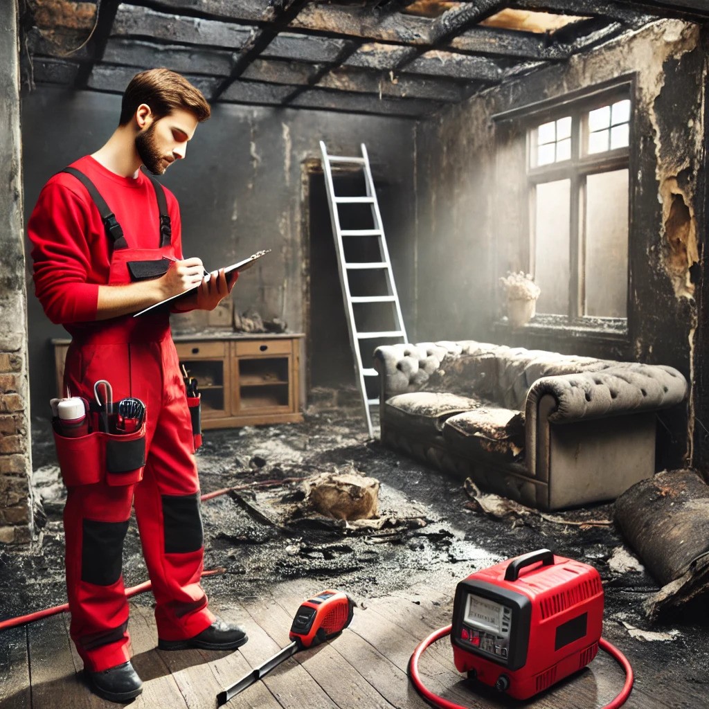 Fire Damage Restoration Process