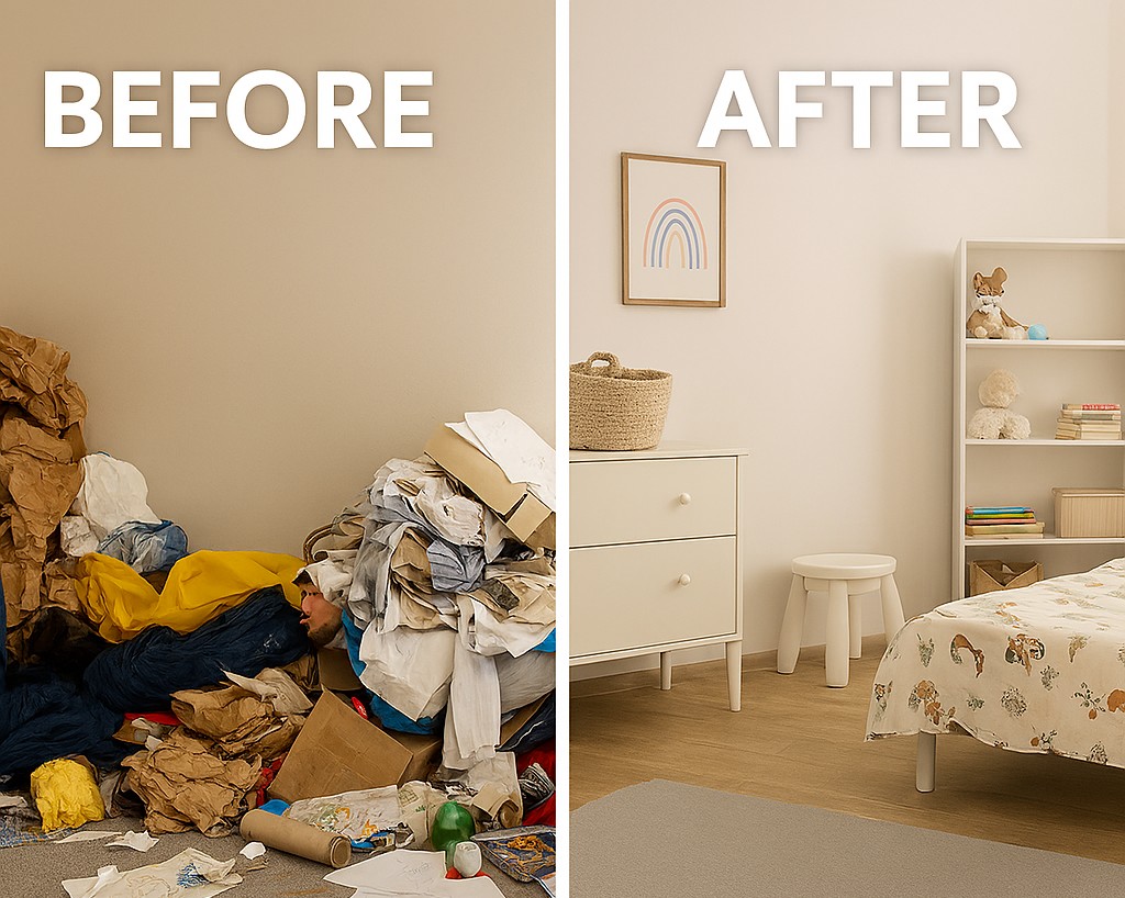 Eco-friendly hoarding cleanup in Fort Lauderdale before after results

