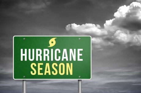 hurricane season sign board disaster cleanup 1