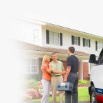 three people beside the puro clean service van fire remediation 11