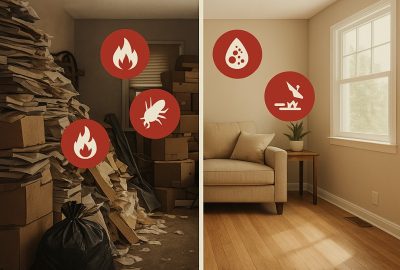 Hoarding. Biohazard cleanup Fort Lauderdale