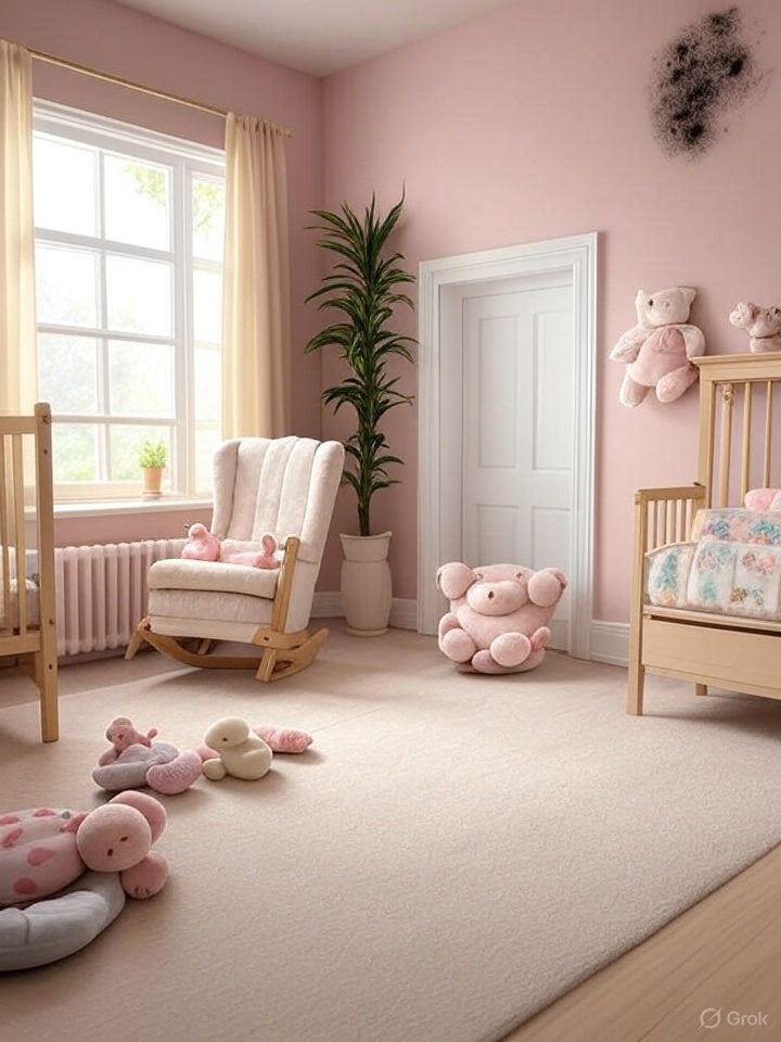 Baby room with Mold. Health Issues