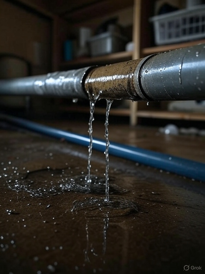 Leaking pipes causing water damage from frozen burst – learn how to prevent frozen pipes in your home.