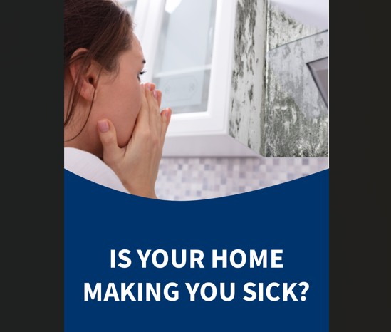 Types of mold in the home growing on the wall of a South Florida house