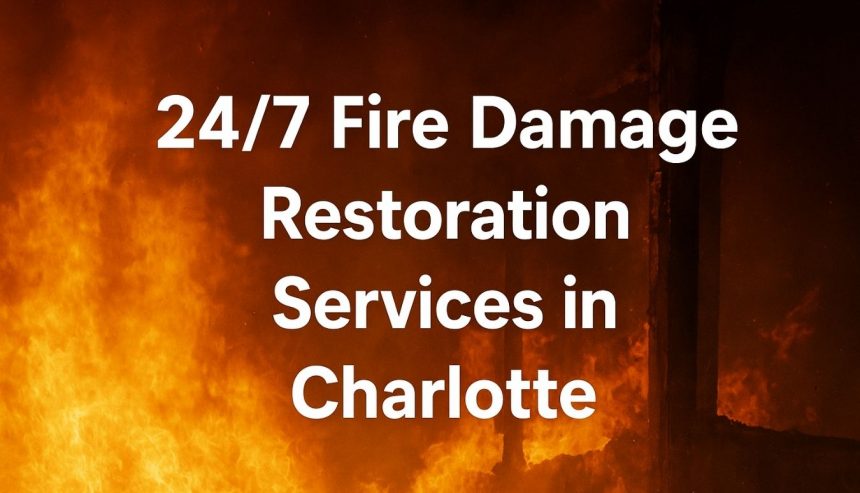 24/7 Fire Damage Restoration Services