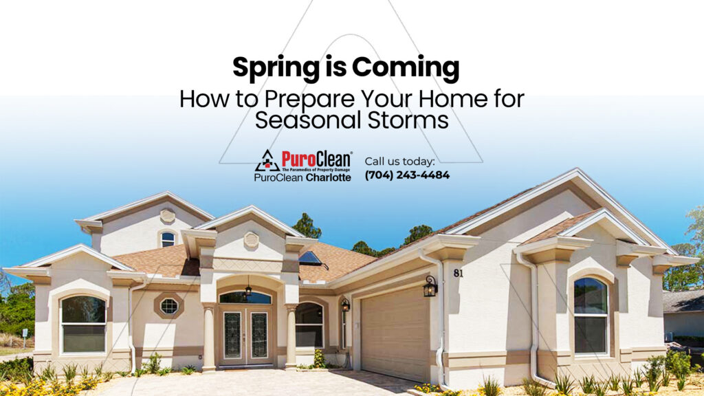 Seasonal storms spring
