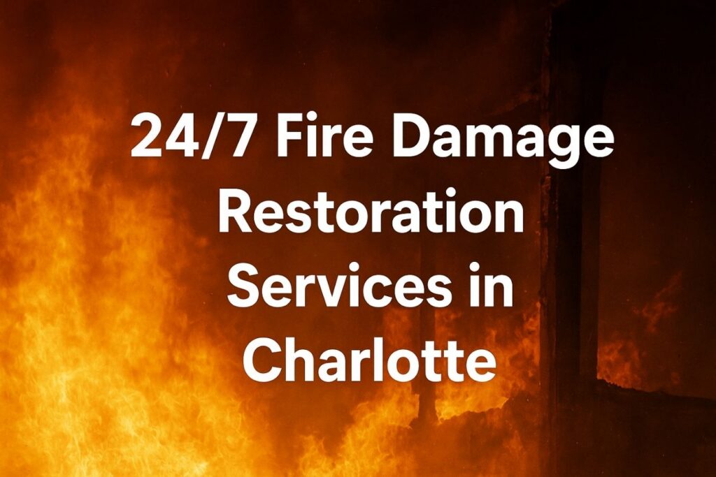 24/7 Fire Damage Restoration Services