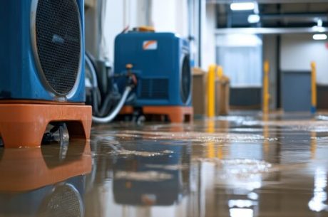 water damage cleanup in Plantation