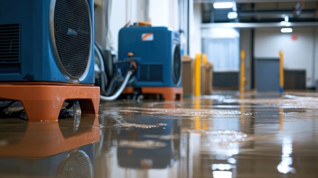 water damage cleanup in Plantation