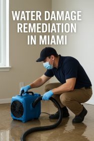 Water Damage Remediation in Miami