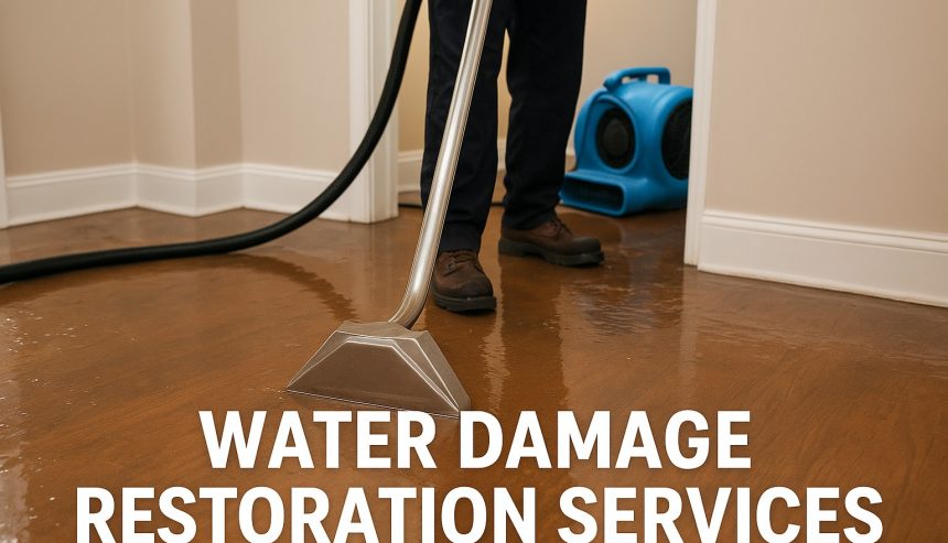 water damage restoration services in Plantation