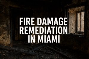 fire damage remediation in Miami