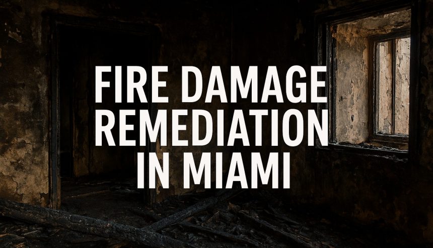 fire damage remediation in Miami