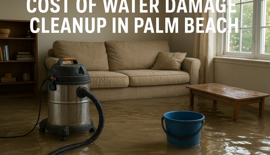 Cost of Water Damage Cleanup in Palm Beach