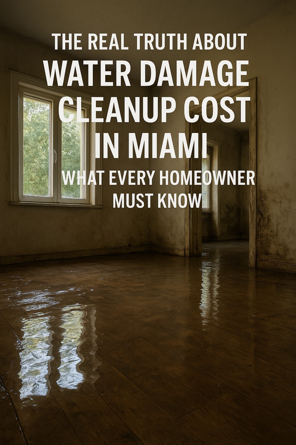 The Real Truth About Water Damage Cleanup Cost in Miami: What Every Homeowner Must Know