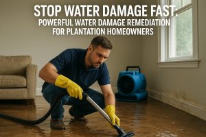 water damage remediation